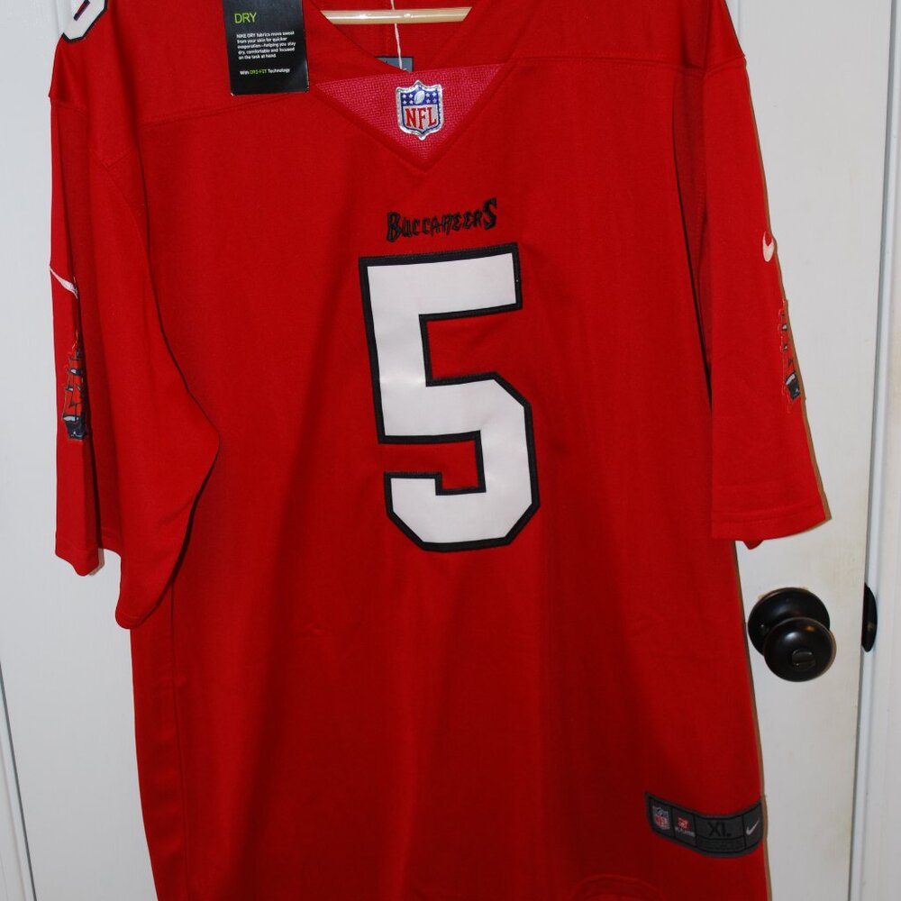 NIKE NFL Players Tampa Bay Buccaneers Red Football Jersey #5 A Walker NWT Xl